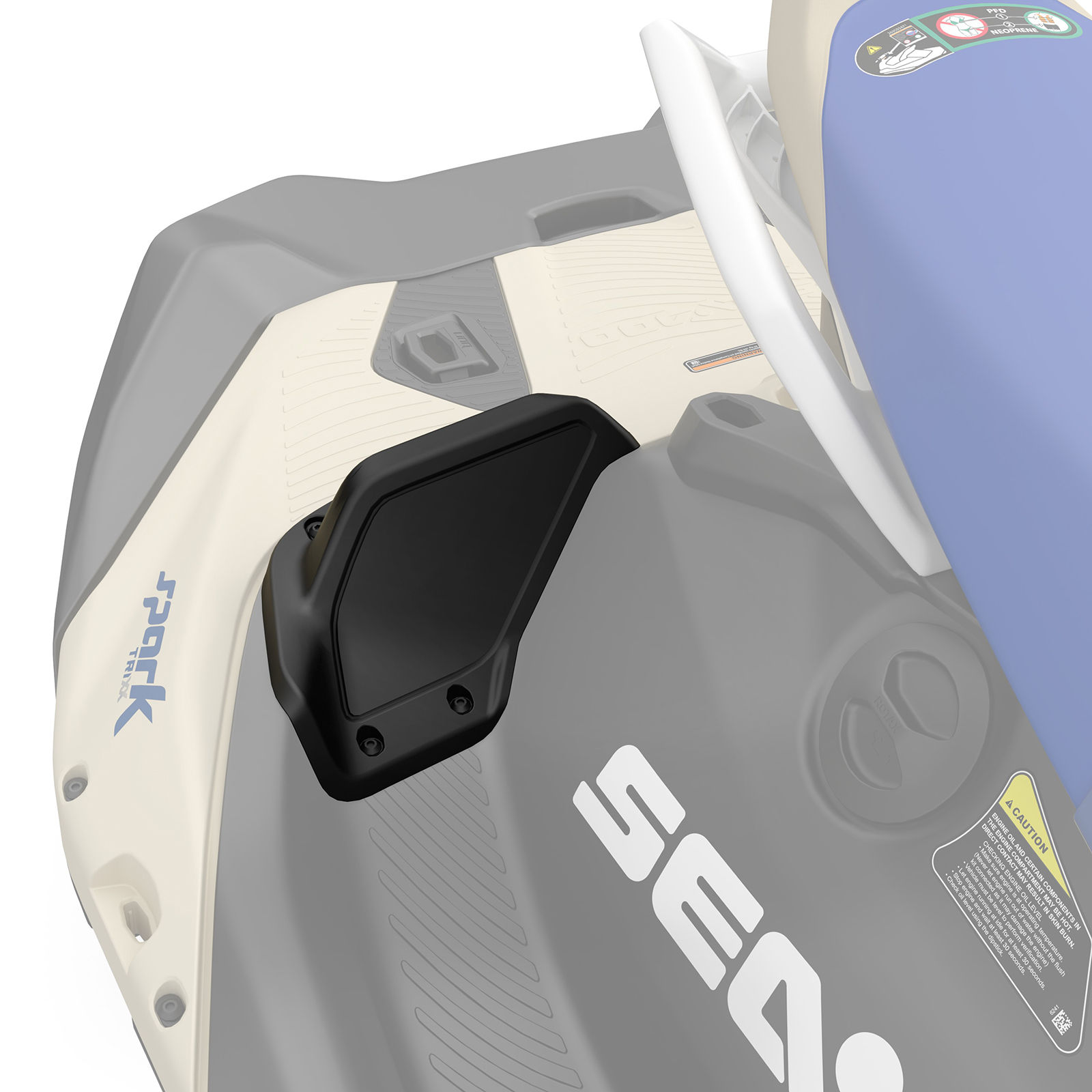 Step wedges for Sea-Doo Spark personal watercraft