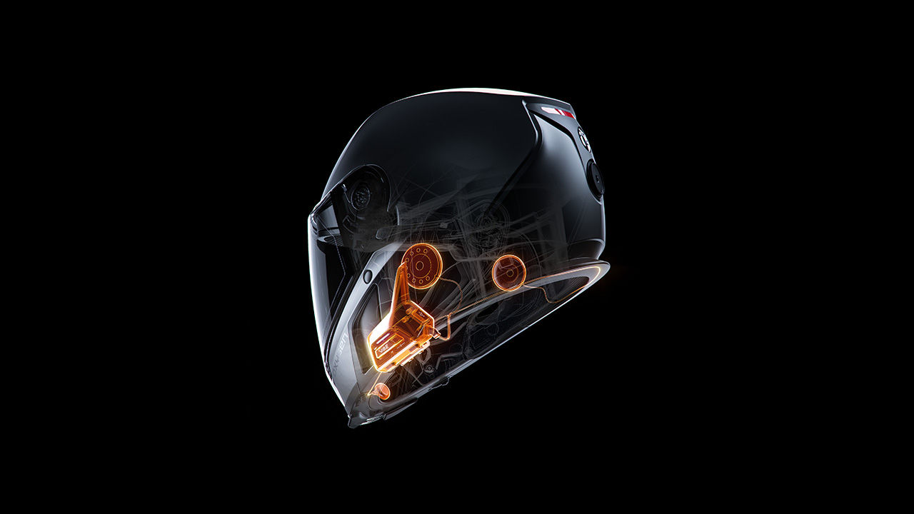 Vibe communication system for Can-Am motorcycle helmets