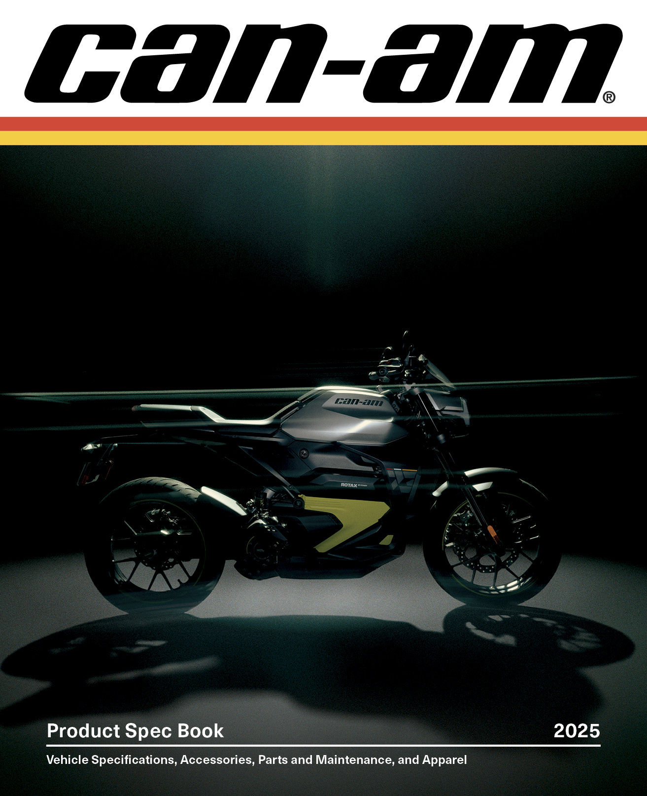 2025 Motorcycles Spec Book Cover 