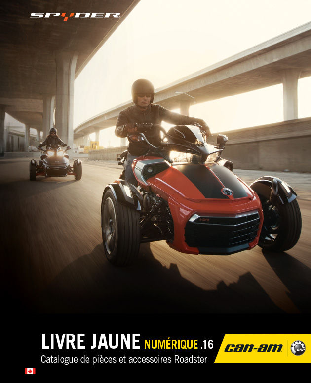 Livre Jaune 2016 Can-Am 3 roues