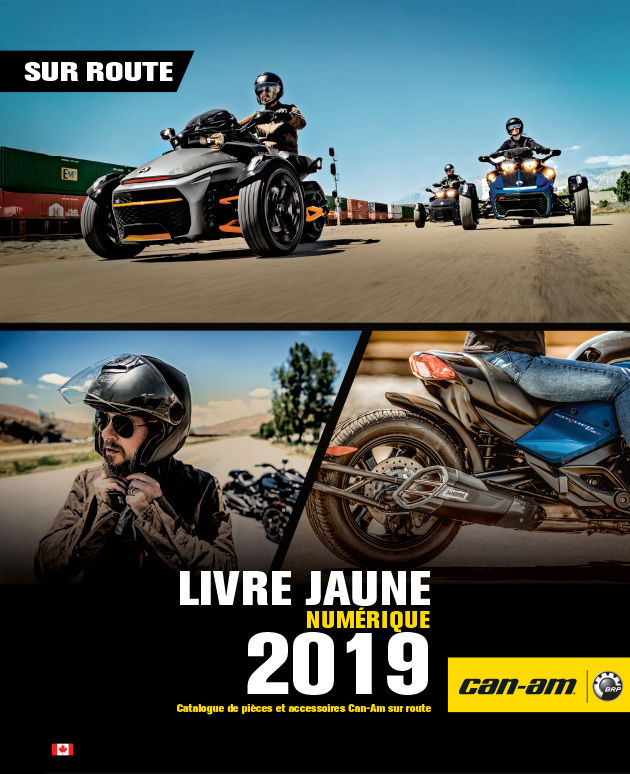 Livre Jaune 2019 Can-Am 3 roues