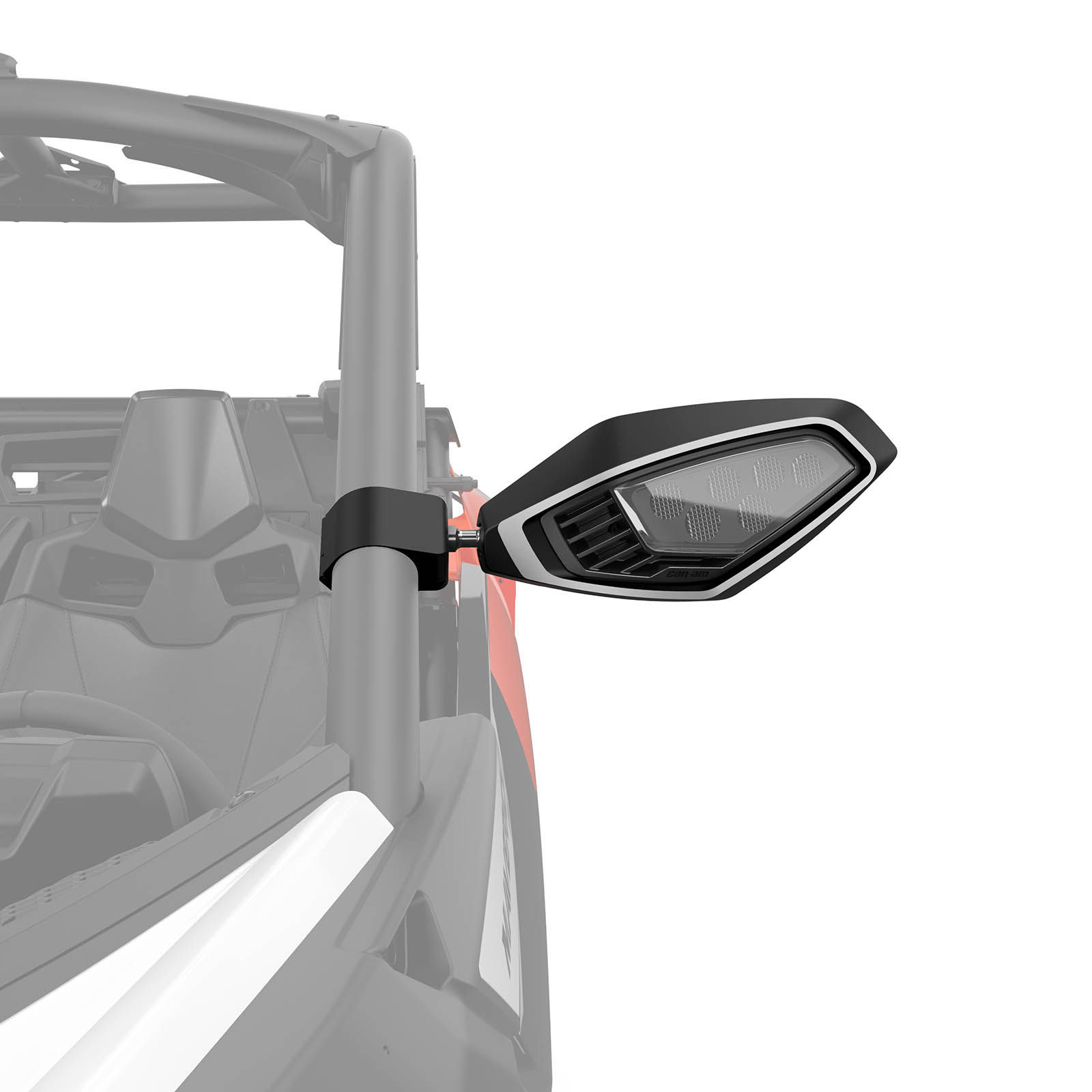 Integrated LED Side Mirror Lights for Can-Am Side-by-Side vehicles