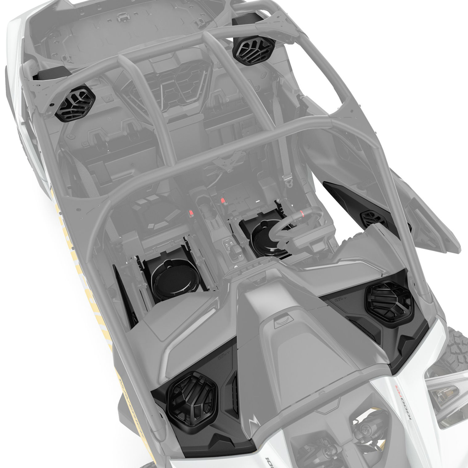 Système audio de toit pour véhicules côte-à-côte de Can-Am