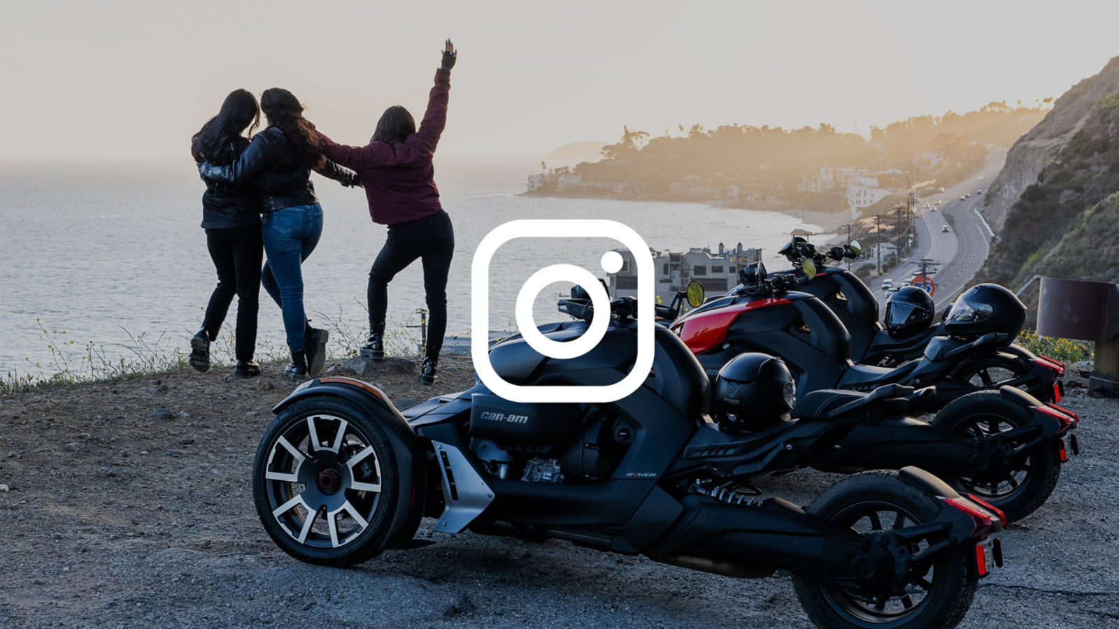Group of women with their Can-Am 3 Wheel Vehicles