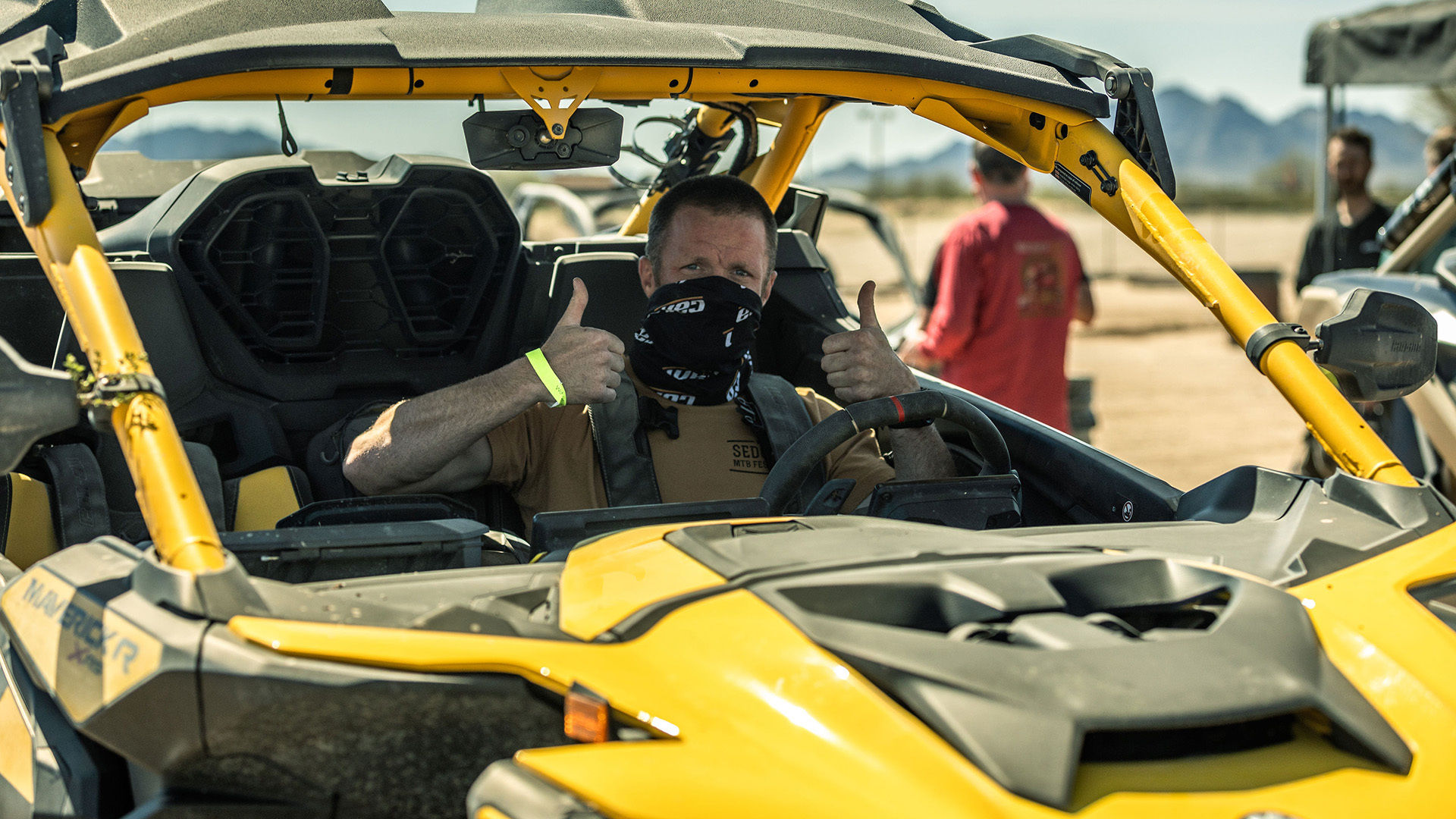 Stand de Can-Am en un evento