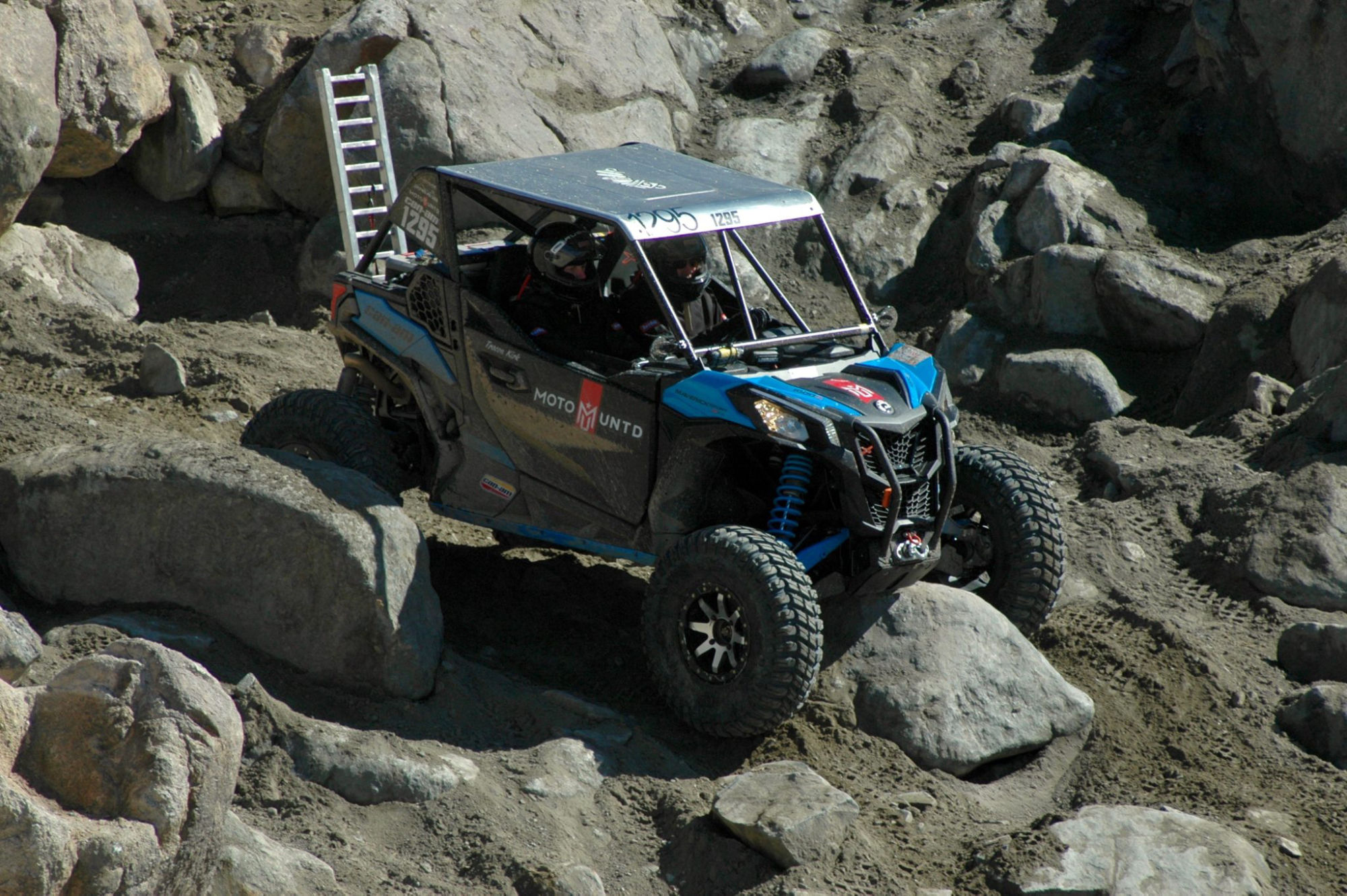 Chad Hughes en su Can-Am SXS