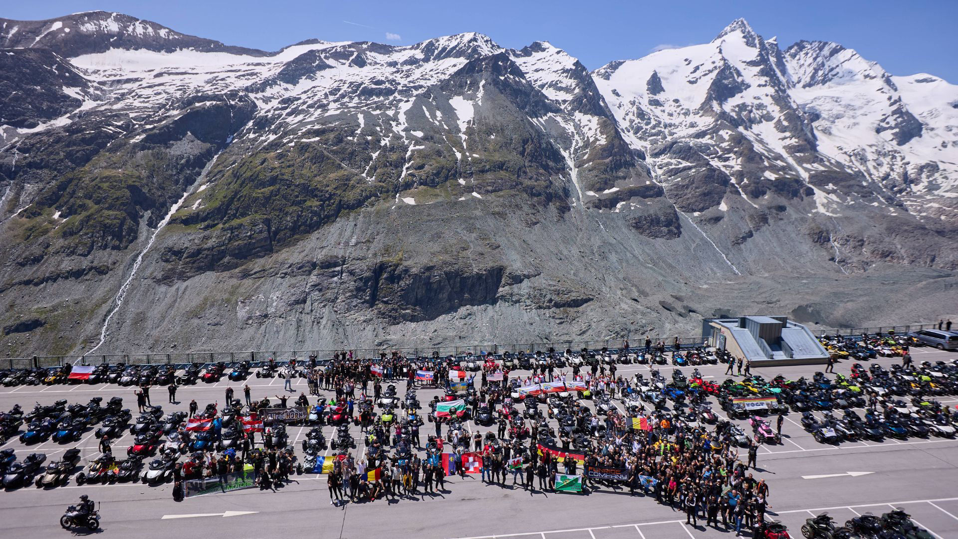Bijeenkomst van Can-Am 3-wiel motorliefhebbers
