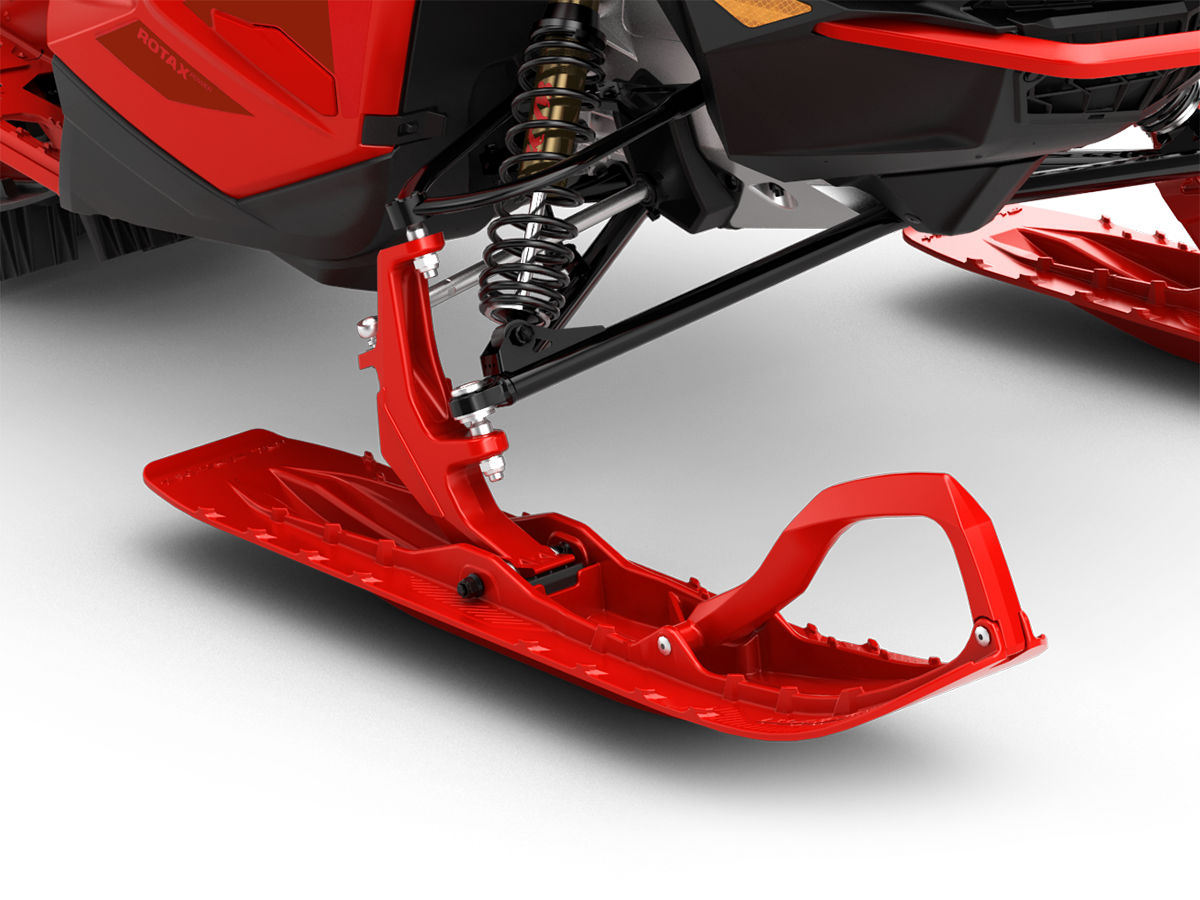 Skis of the 2026 Lynx DS snowmobile