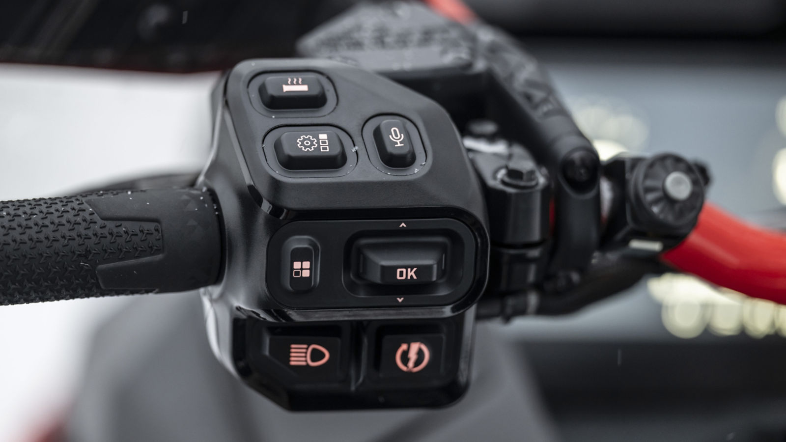 Module de commande sur le guidon de l'écran tactile couleur de 10,25 po