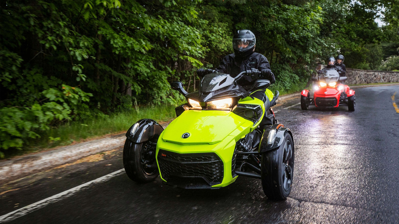 Can-Am Spyder F3 Fahren
