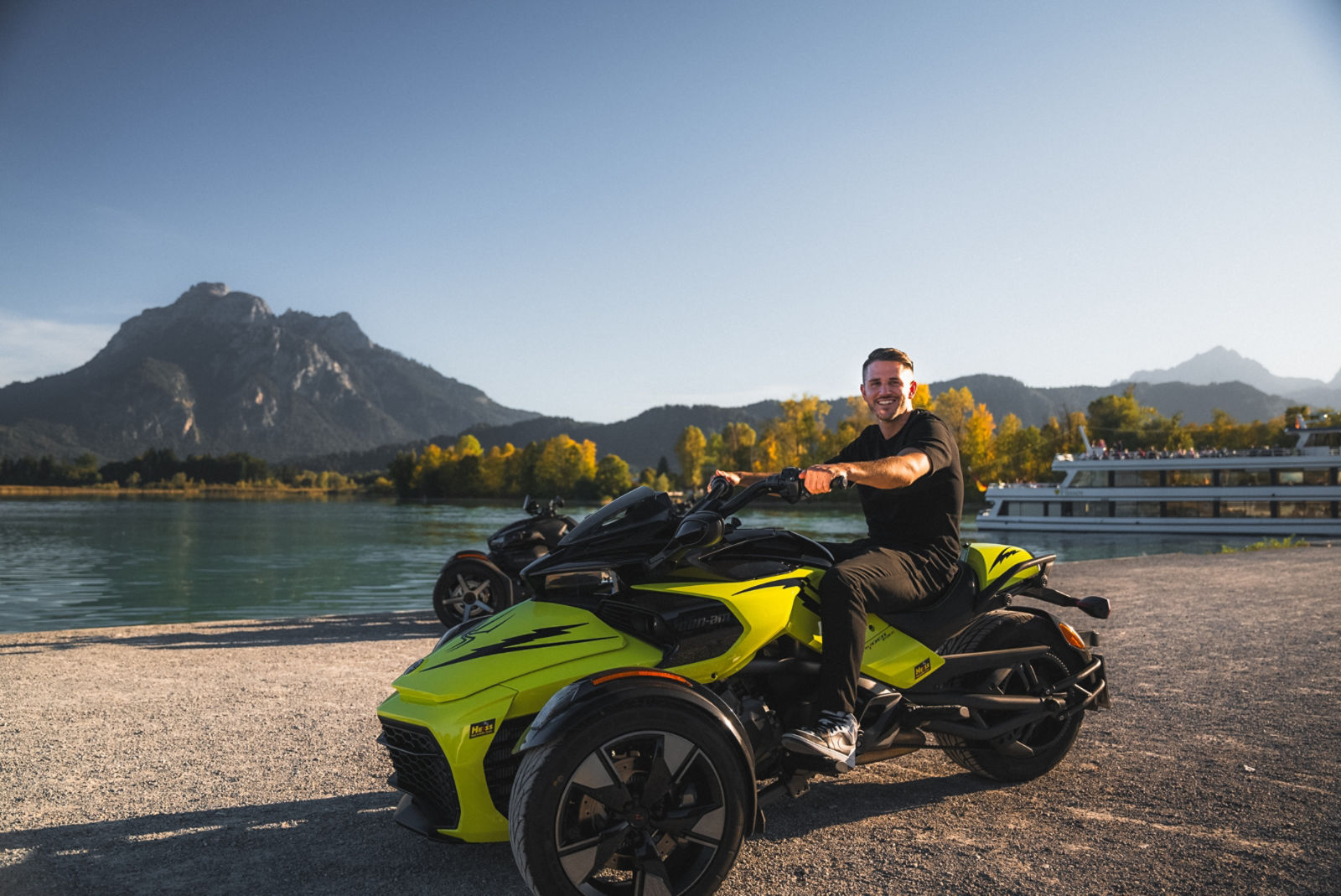 Daniel Abt sur un Can-Am Spyder