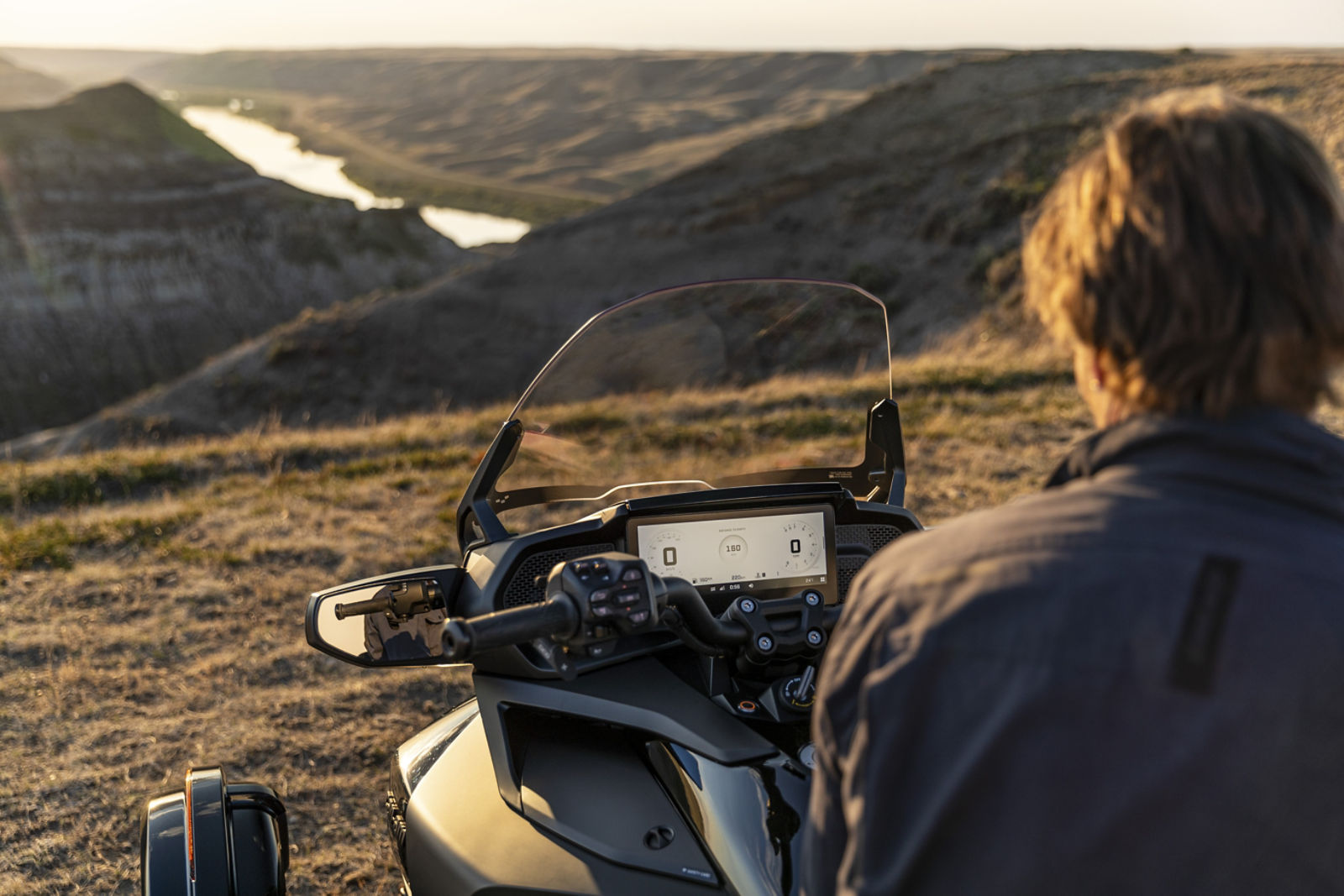 10,25" Touchscreen Display on the Can-Am Spyder