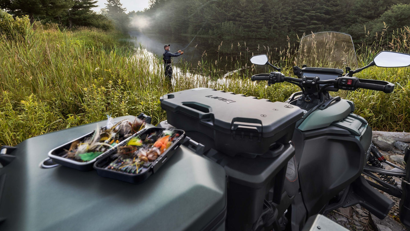 LinQ storage on a 2025 Can-Am Canyon