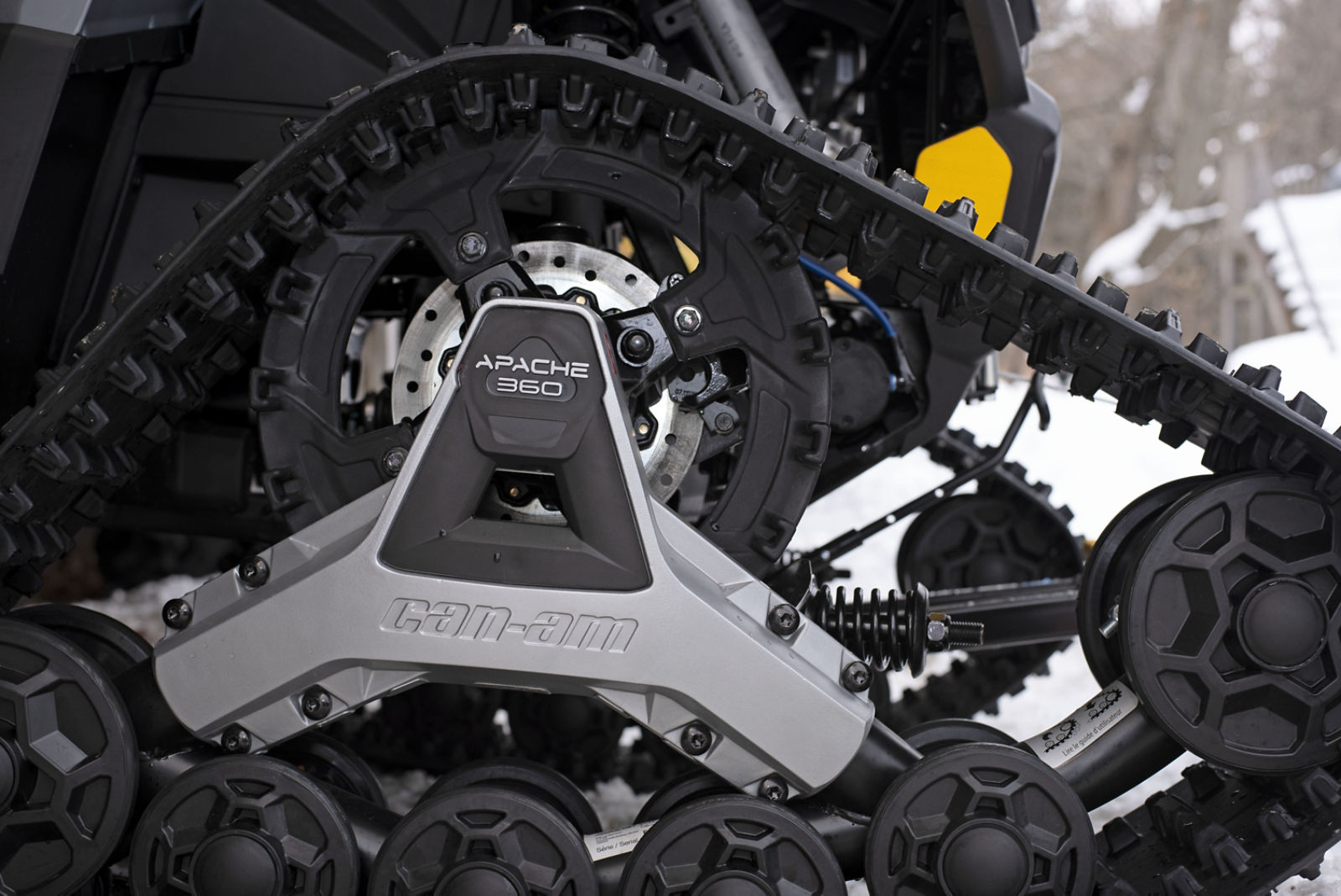 Apache LT 360 Track system on a Can-Am Off-Road vehicle