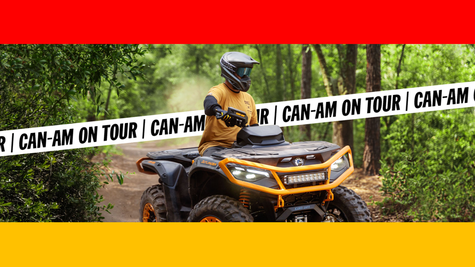 Testkörningar av Can-Am-fordon vid olika evenemang.