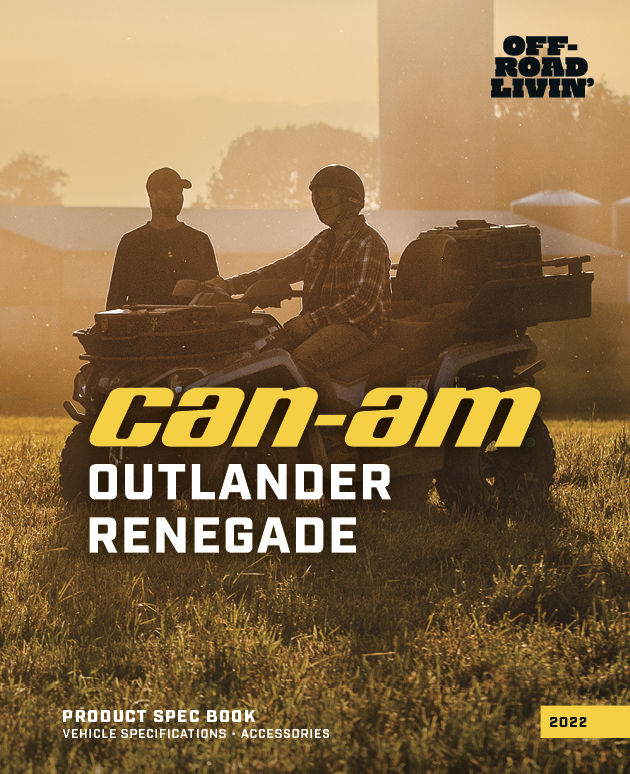 2022 Can-Am Outlander and Can-Am Renegade ATV catalog