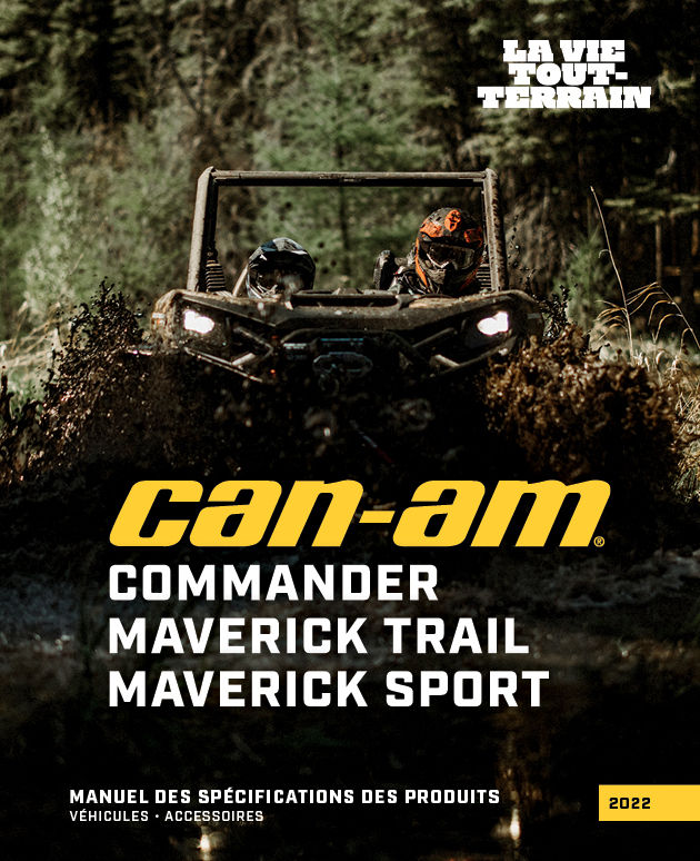 Catalogue des VCC Commander, Maverick & Maverick Sport 2022 de Can-Am