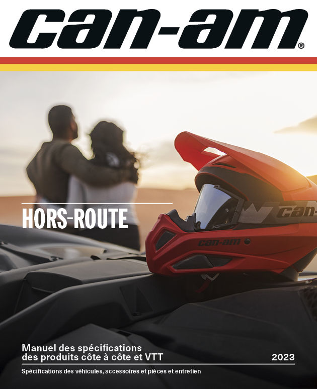 Catalogue 2023 de VTT et véhicule côte-à-côte de Can-Am