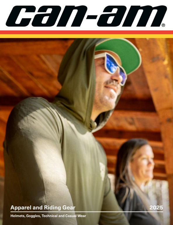 2025 Can-Am Apparel & Riding Gear Brochure