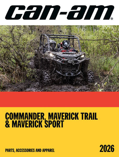 2026 Can-Am Commander, Maverick Trail & Maverick Sport Parts, Accesories and Apparel Catalog