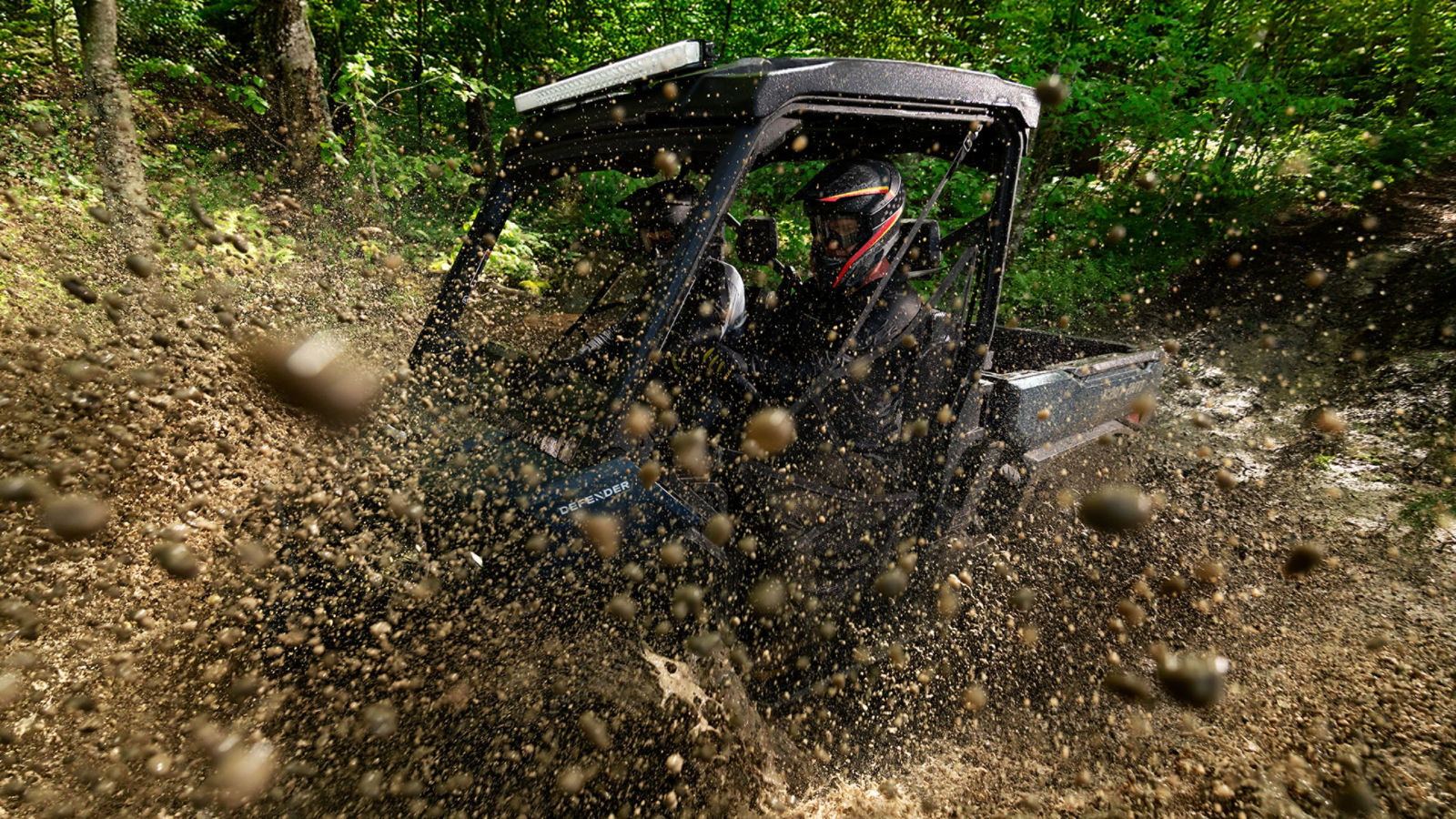 Can-Am Outlander X mr ATV in the dust