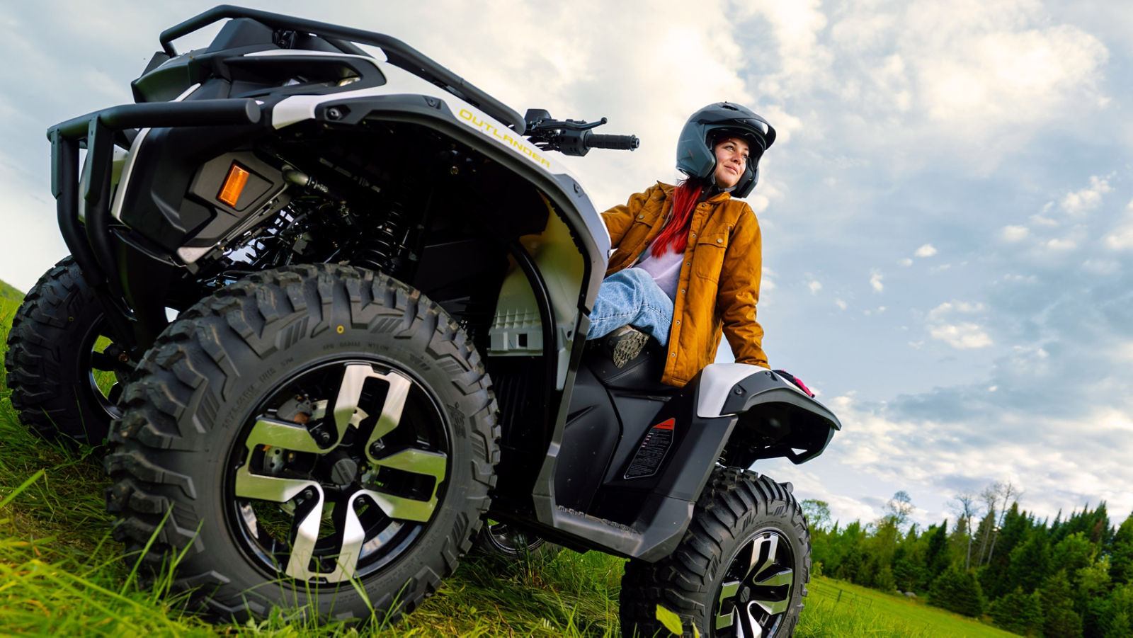 Der Can-Am Outlander Electric im Einsatz 