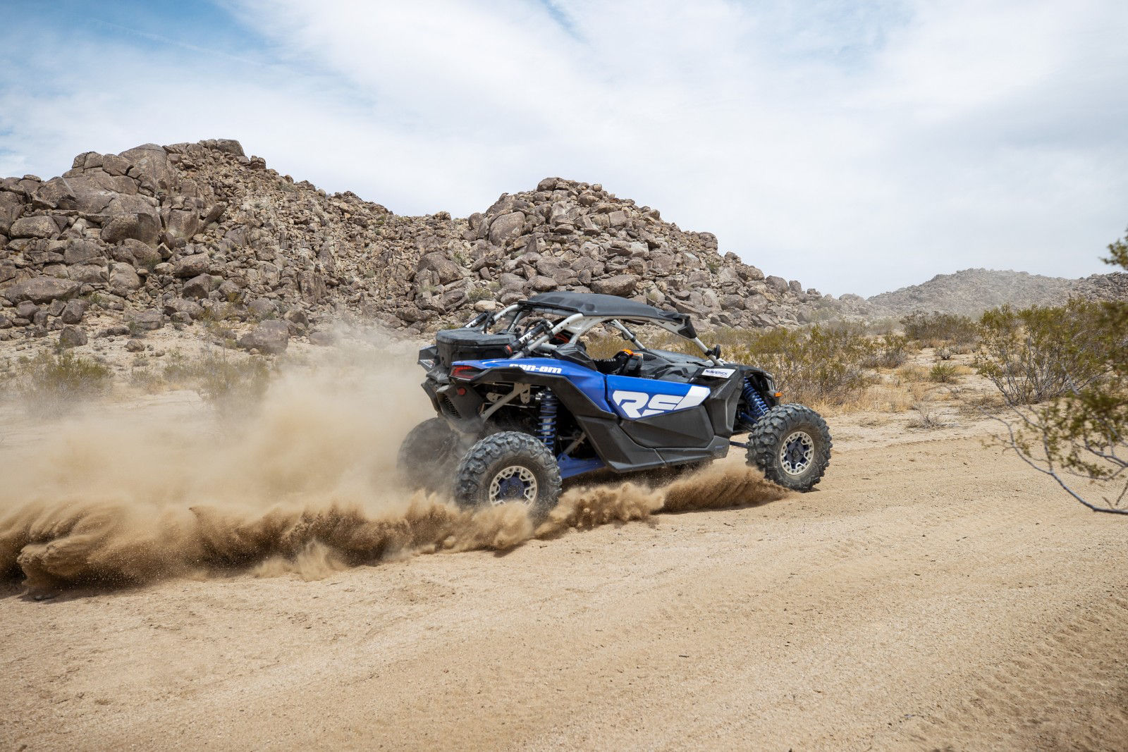Can-Am Maverick X3 raising sand trails