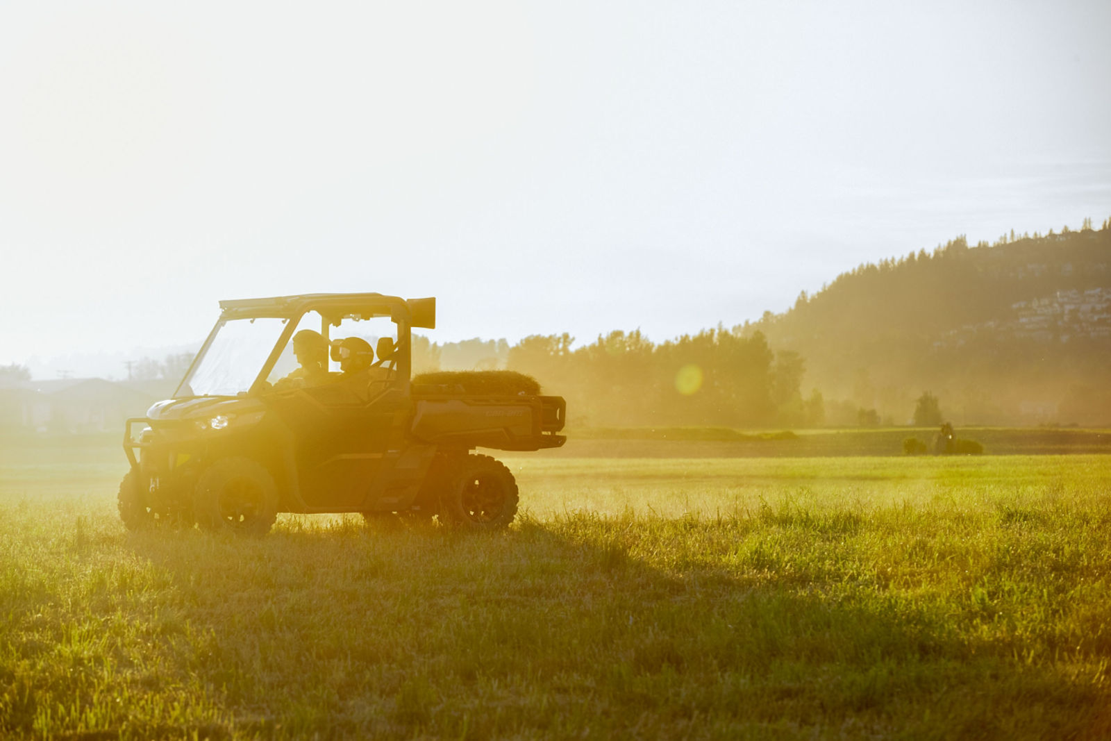 Can-Am vehicle in a vineyard