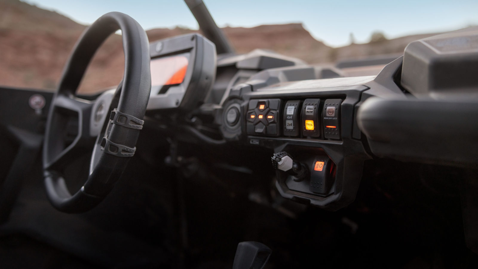 Can-Am Commander interior