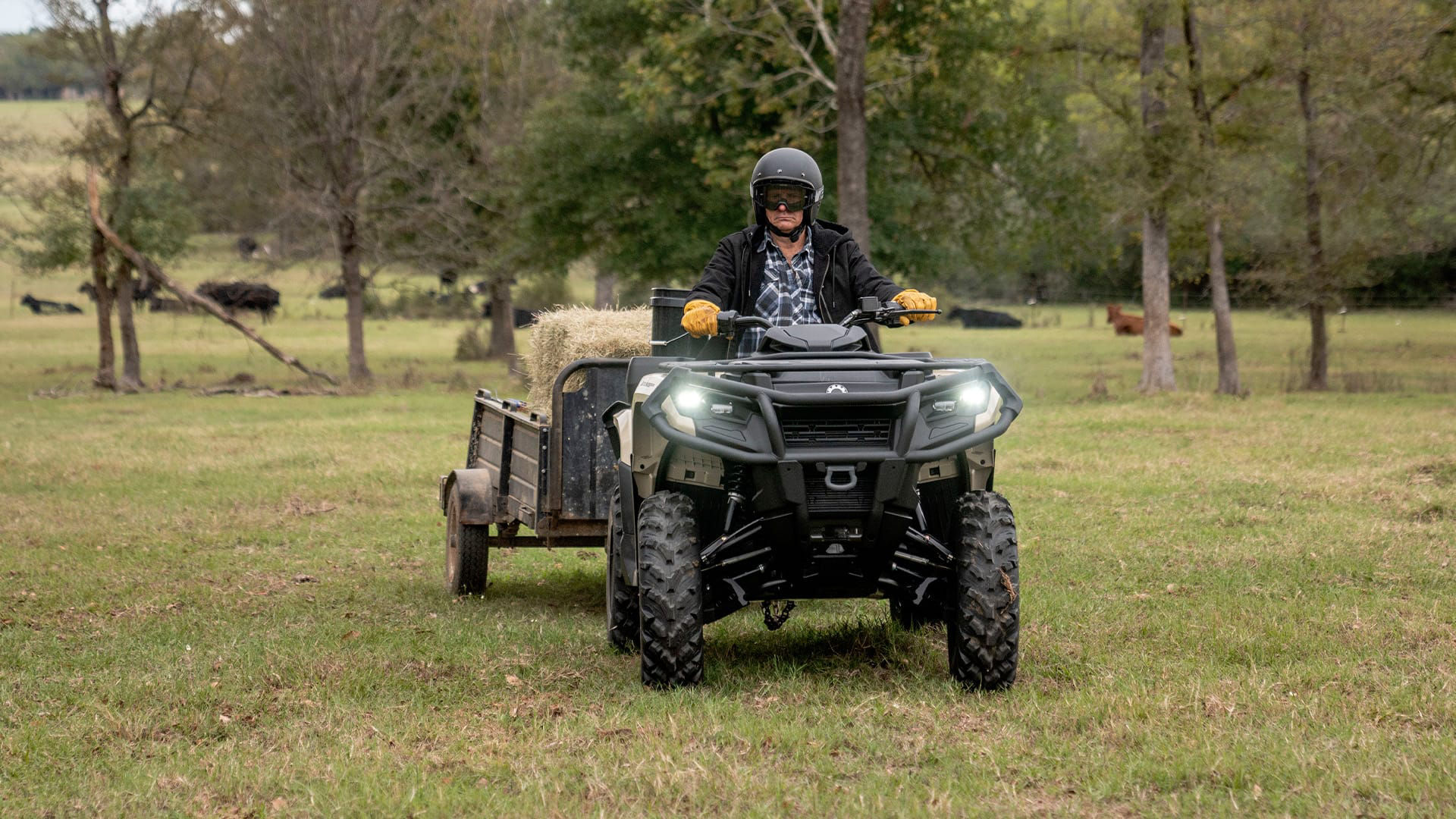 Anyone working in the field with a Can-Am Outlander Pro 