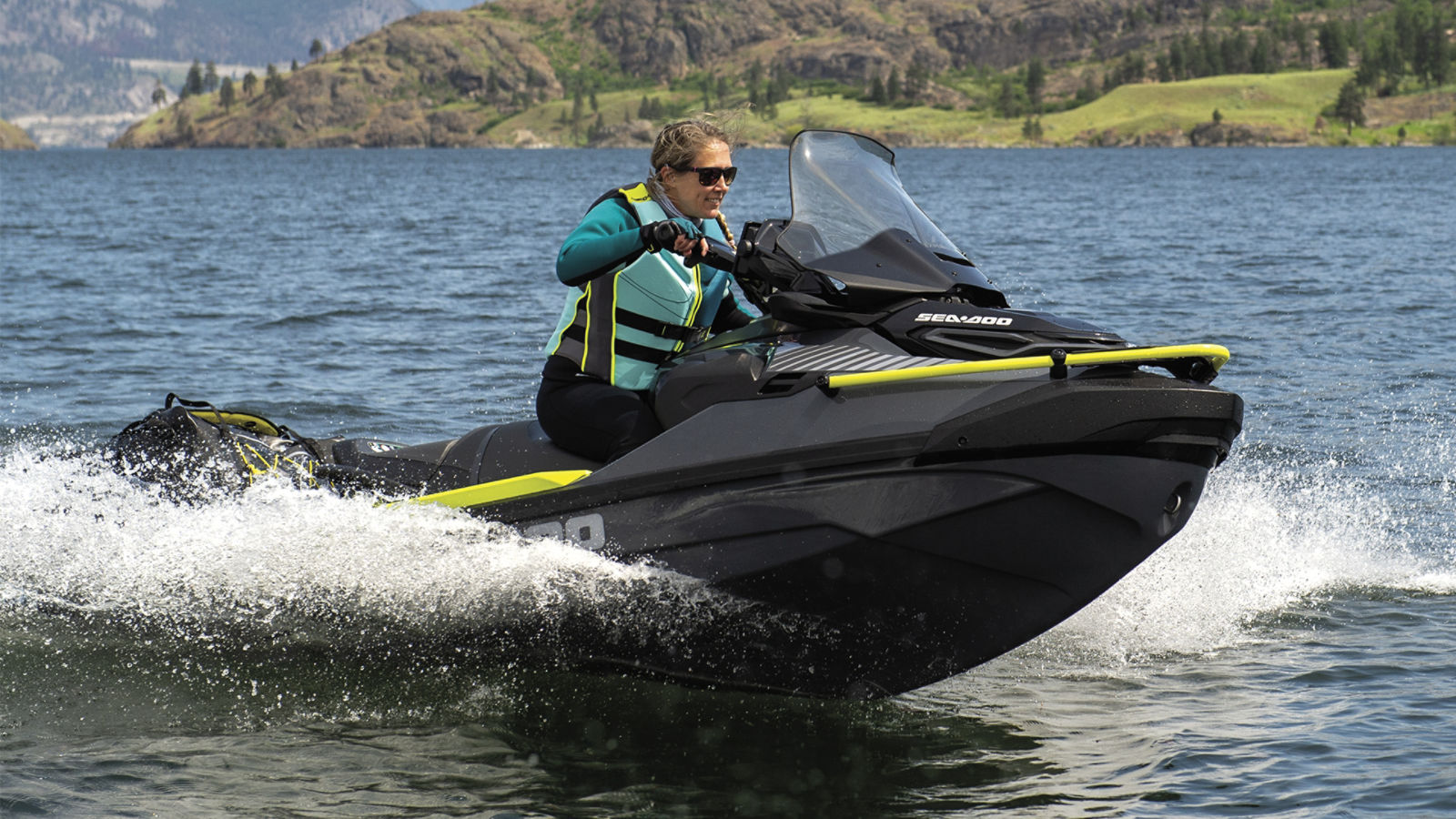 Sea-Doo rider on water