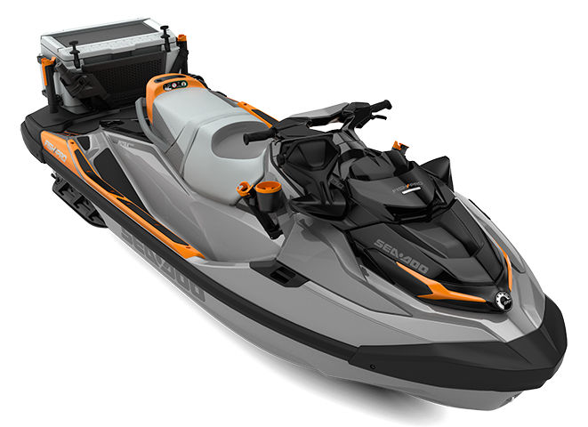 2022 Sea-Doo Fish Pro Trophy 170 without sound system MY22 - Shark Grey / Orange Crush