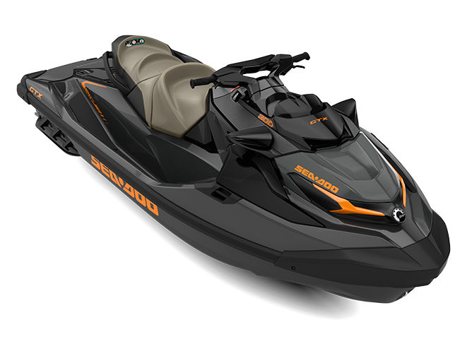 2022 Sea-Doo GTX 300 without sound system - Eclipse Black / Orange Crush