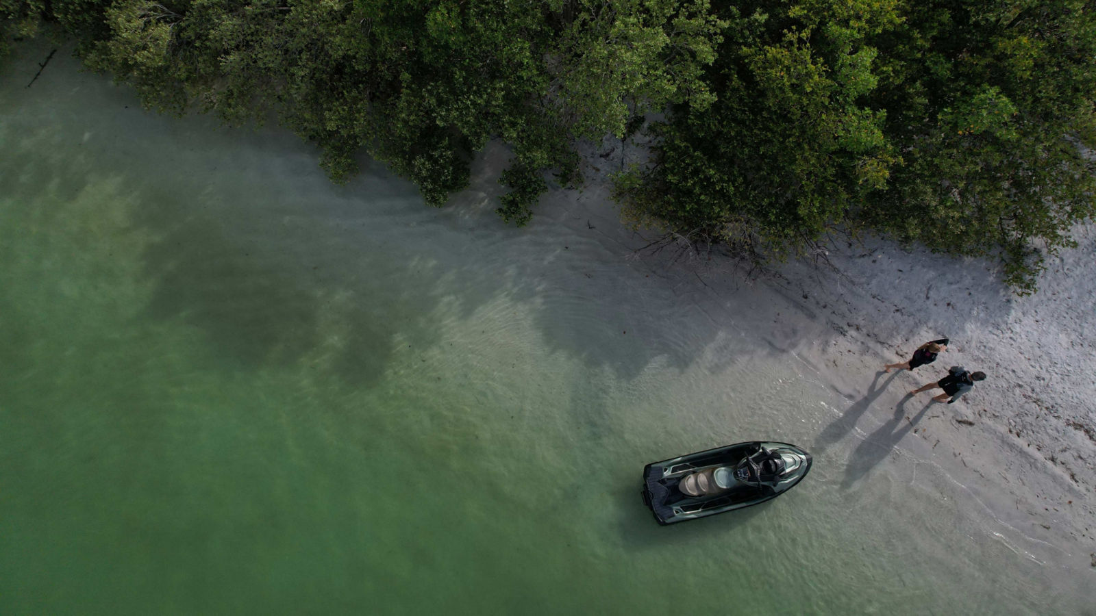 Sea-Doo GTX Limited on a beach top view