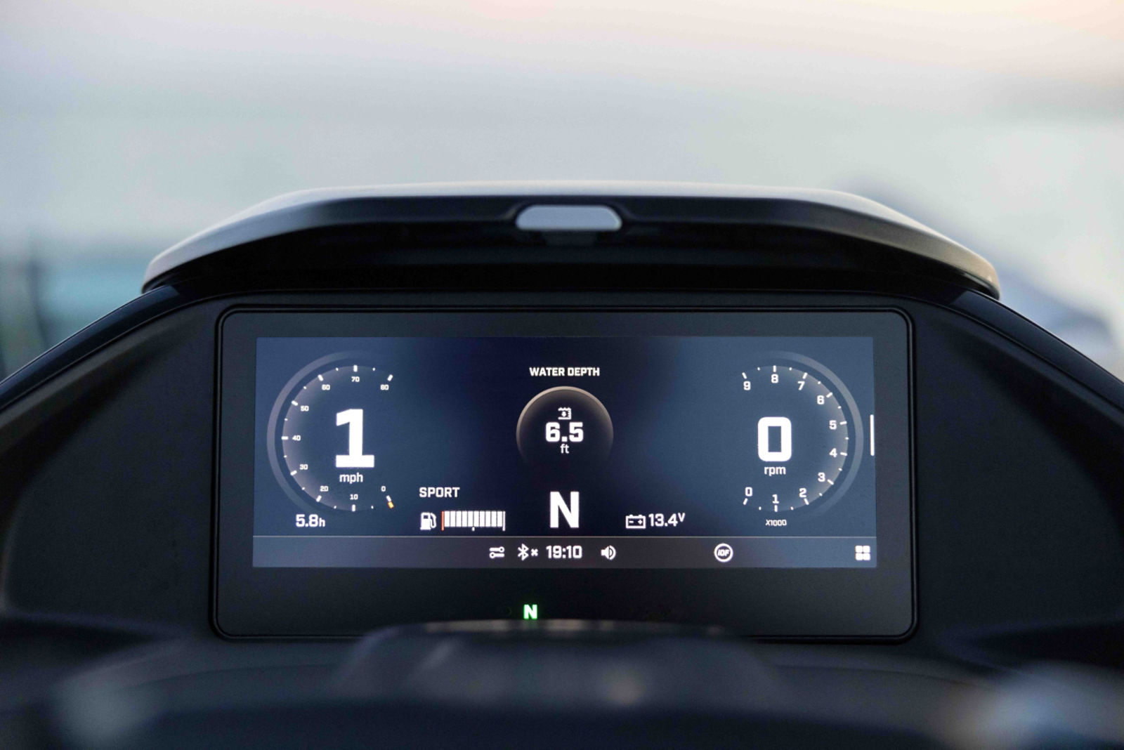 Technologie d'affichage LCD sur un Sea-Doo