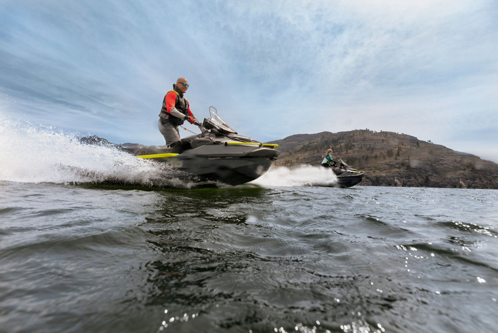 Man on a Sea-Doo adventure explorer-pro