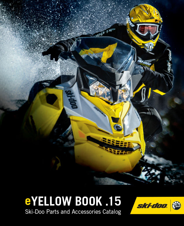 2015 Ski-Doo snowmobile parts, accessories and gear brochure