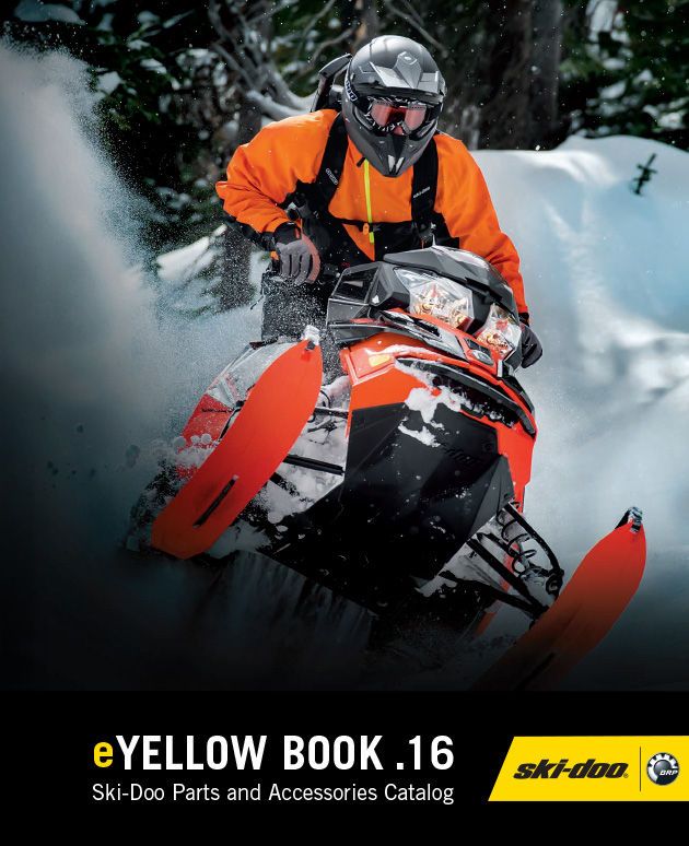 2016 Ski-Doo snowmobile parts, accessories and gear brochure