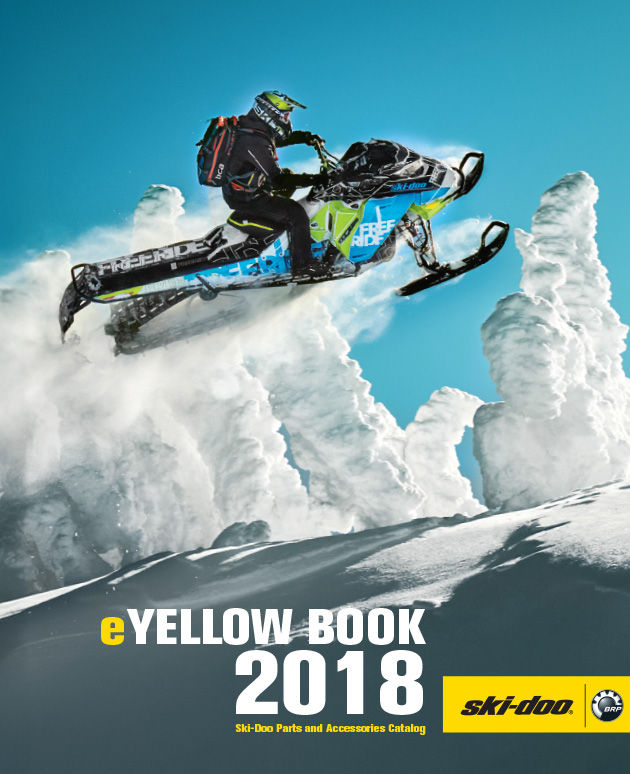 2018 Ski-Doo snowmobile accessories, parts and gear brochure