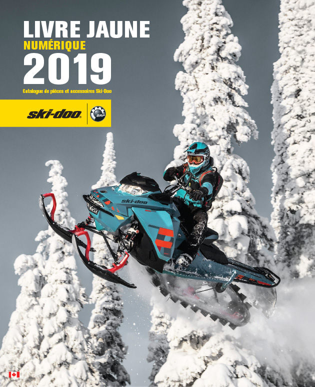 Brochure d'accessoires, pièces de motoneiges et vêtements Ski-Doo 2019