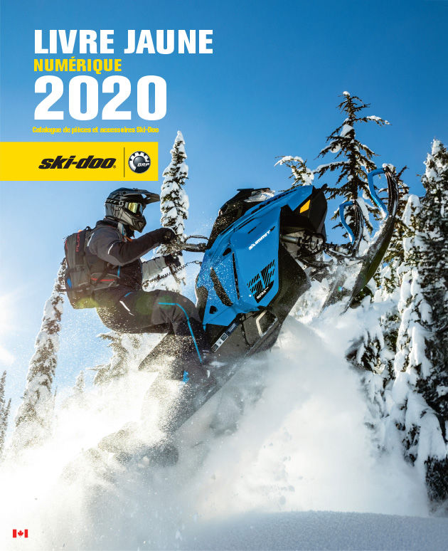 Brochure d'accessories, pièces de motoneiges et vêtements Ski-Doo 2020