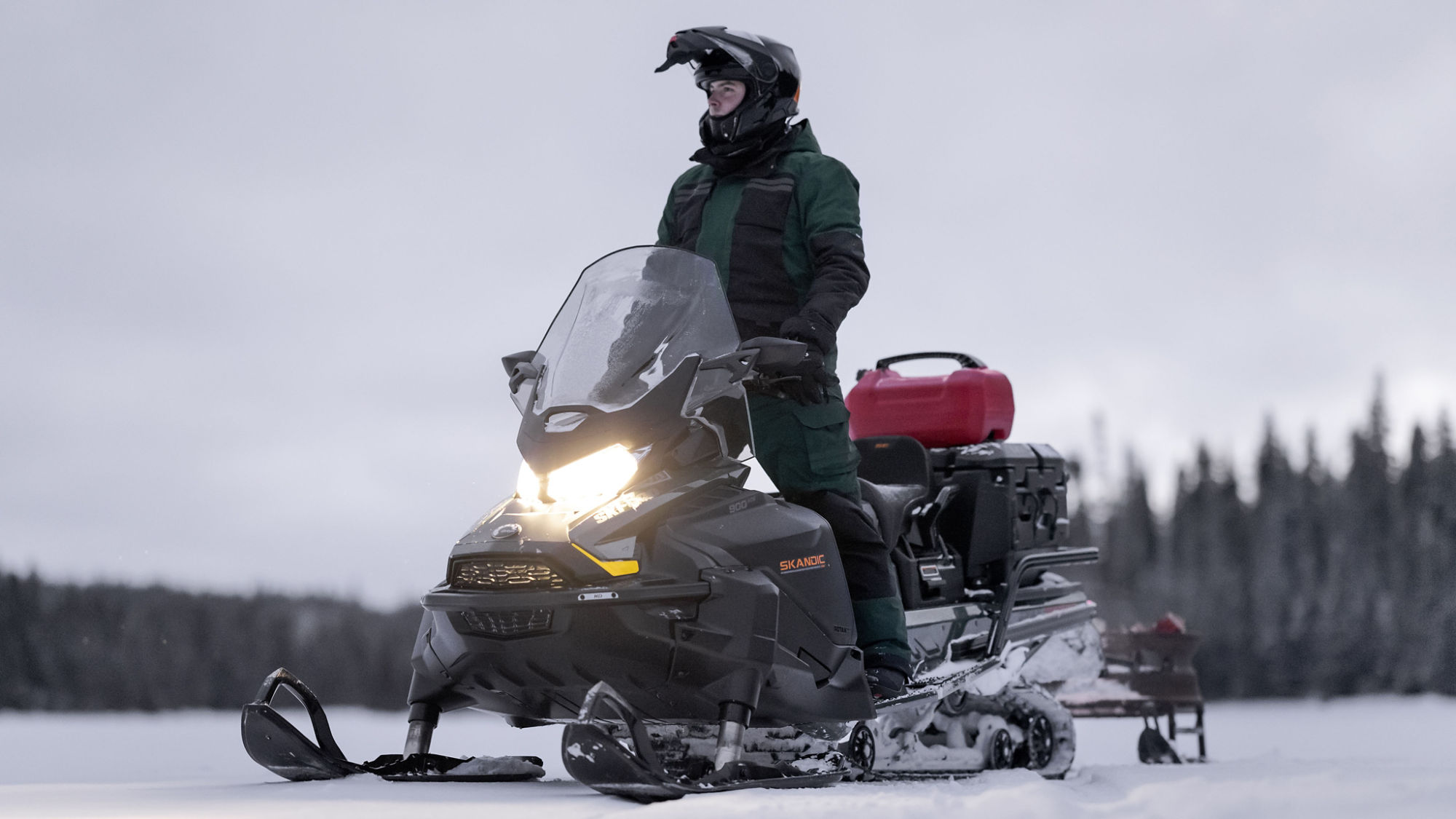 2024 lineup of SkiDoo Sport Utility Snowmobiles