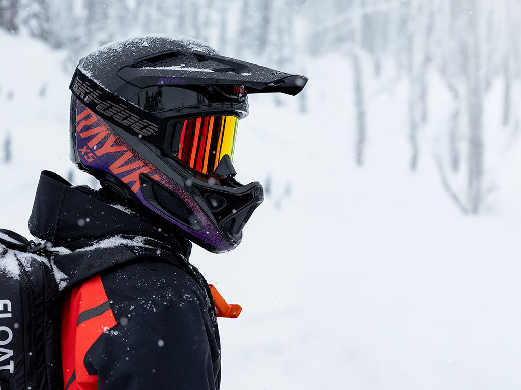 Woman with the Ski-Doo Exodus Jacket