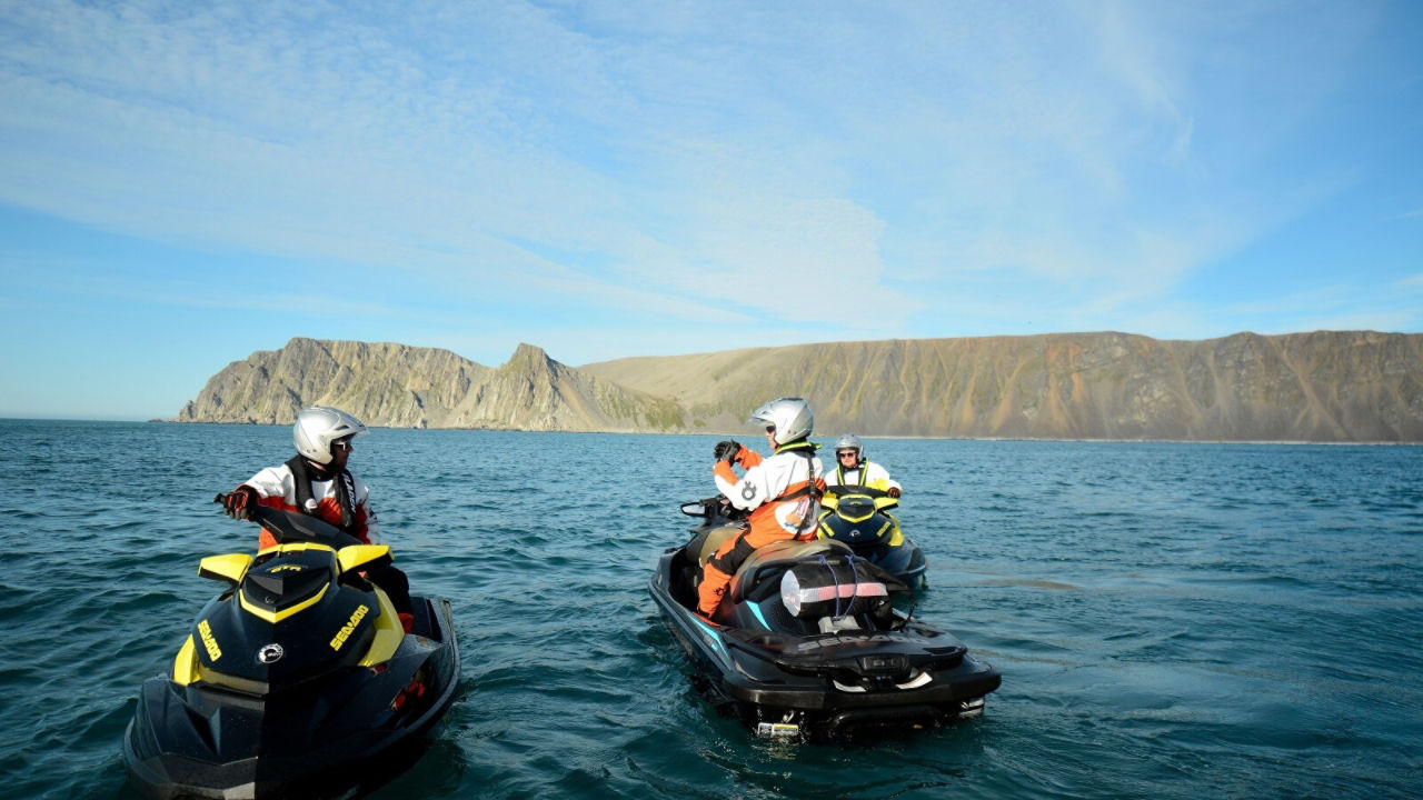 Sea-Doo ride through fjords