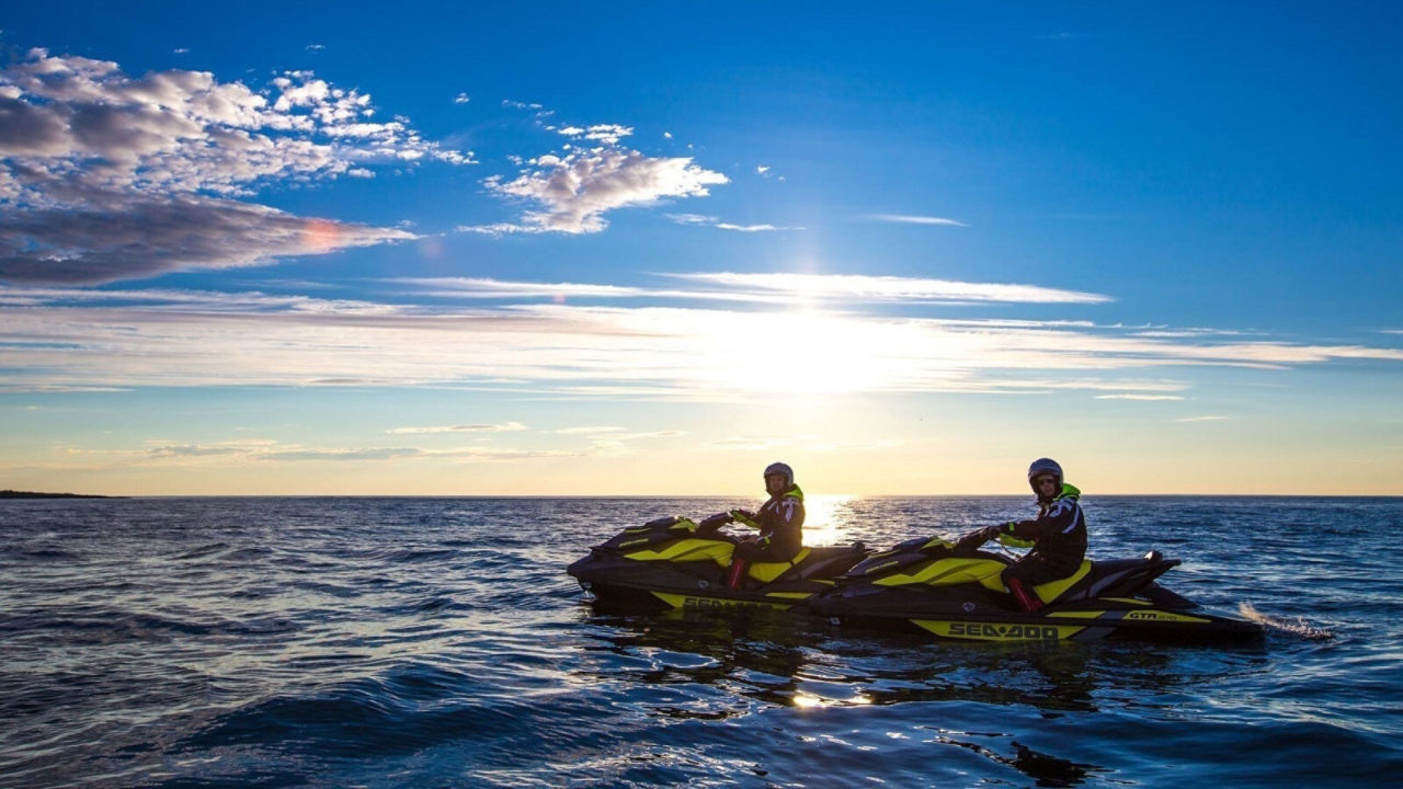 family sea-doo shot in Norway