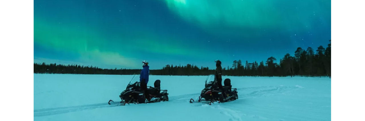 northern lights in Rovaniemi