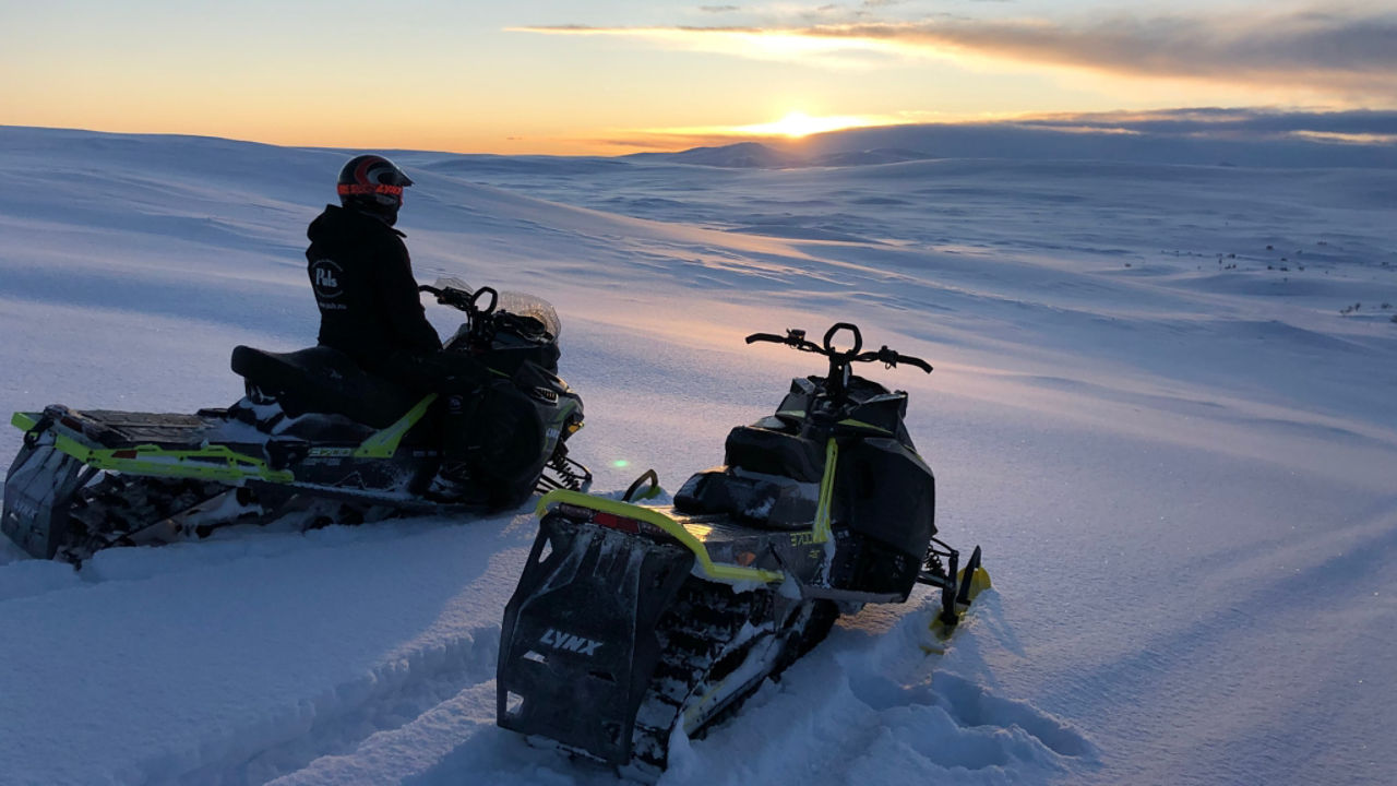 looking out over Northern Sweden