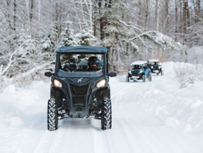 snowy Montebello ORV ride