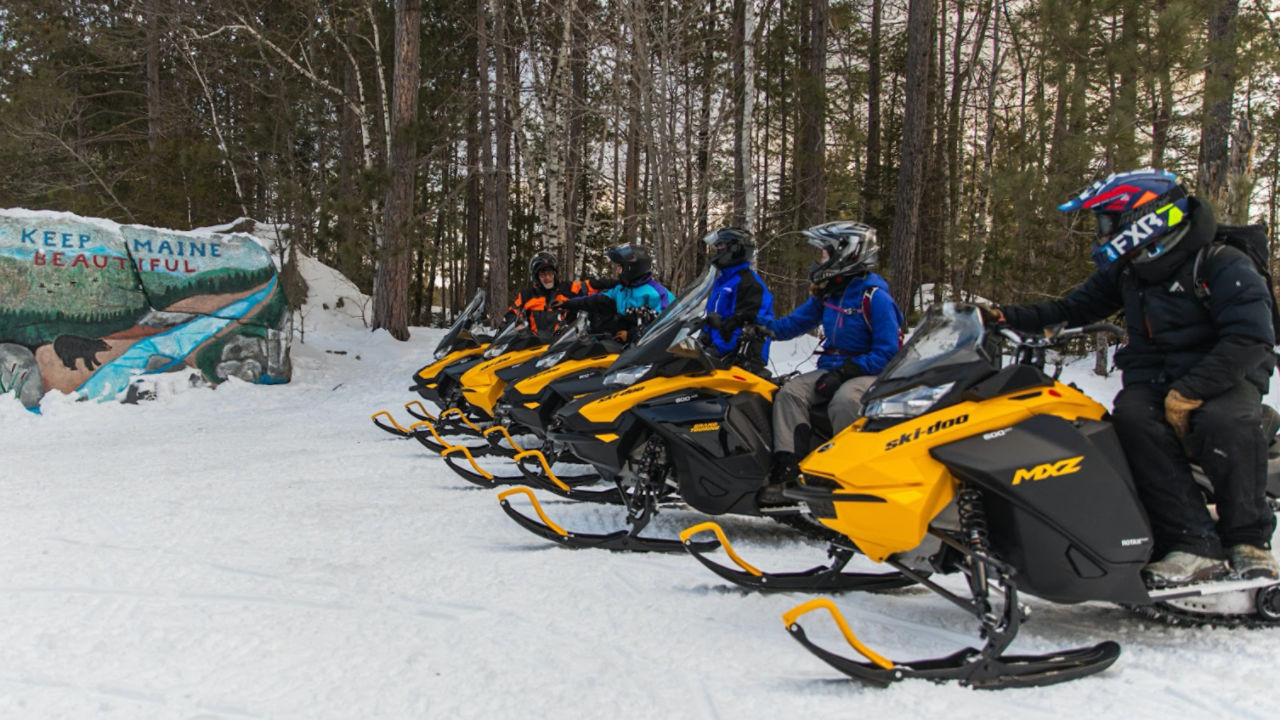 group ride in maine