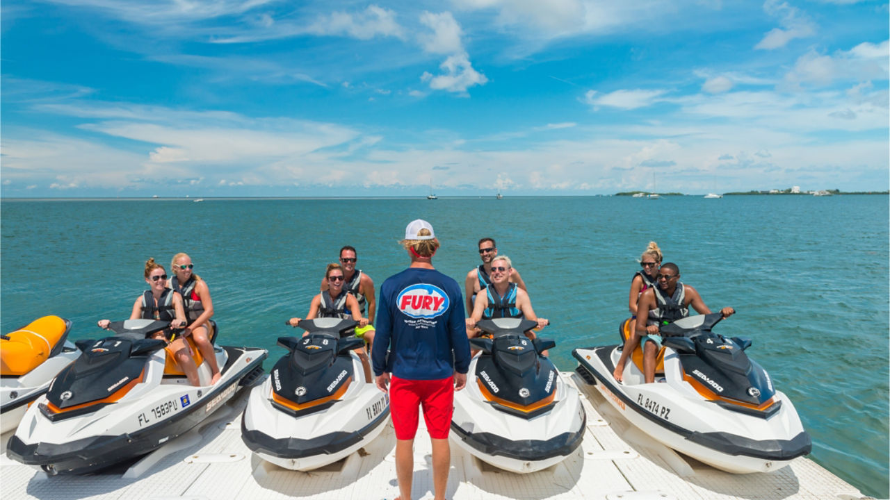 safety instruction for a sea-doo ride